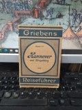 Hannover und Umgebung, Reisefuhrer 1928, Griebens, band 151, 6 auflage, mit 4 karten, 196