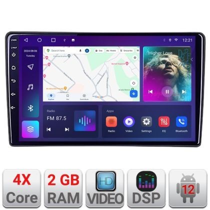 Navigatie Renault Trafic 2008-2012 Quad Core 2+32 GB Android Waze USB Navigatie Internet Youtube Radio CarStore Technology