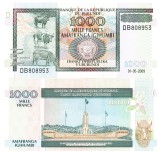 Burundi 1000 Francs 2009, P-46, UNC Bancnota