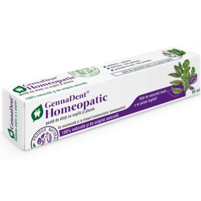 Pasta Dinti Gennadent Homeopatic Viva Natura 80ml foto