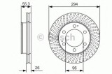 Disc frana SSANGYONG REXTON (GAB) (2002 - 2012) BOSCH 0 986 479 D33