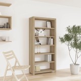vidaXL Bibliotecă cu 6 rafturi, 80x30x170 cm, lemn masiv de acacia 345083