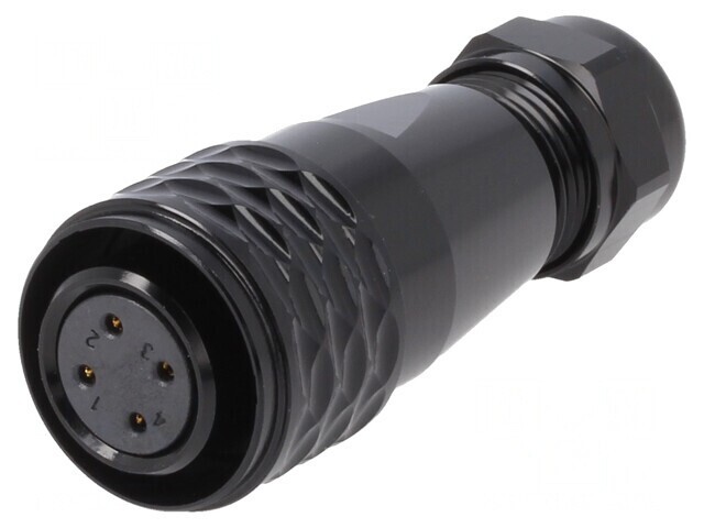 Mufă Mamă SA16 4 PIN IP67 5-8mm 5A 500V Lipire