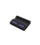 Incarcator Inteligent XTAR VC8S USB-C SET pentru 8 Acumulatori Li-ion si Ni-MH, Ecran LCD Grade Mode