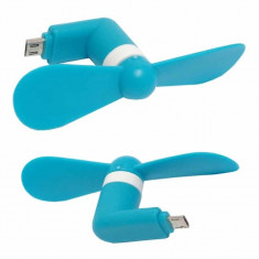 Ventilator portabil pentru telefon cu mufa MicroUSB foto