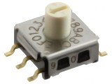 &Icirc;ntrerupător codificare HEX/BCD 16 Poz SMT 100M&Omega;