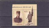 ROMANIA 2021 - TUDOR VLADIMIRESCU, VINIETA 1, MNH - LP 2328, Istorie, Nestampilat