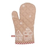 Cumpara ieftin Manusa bucatarie termorezistenta bumbac multicolor Turta Dulce 18x30 cm