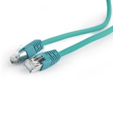 PATCH CORD S/FTP GEMBIRD Cat6a, LSZH, cupru, 1 m, verde, AWG27, dublu ecranat &quot;PP6A-LSZHCU-G-1M&quot; (timbru verde 0.08 lei)