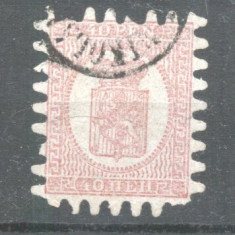 Finland 1866 Coat of arms 40P Mi.9Cx used AM.390