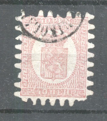 Finland 1866 Coat of arms 40P Mi.9Cx used AM.390 foto