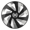 Set 4 Capace Roti, potrivite jantelor de R16, pentru Seat, model vector black and silver, Autohelix MSA