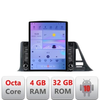 Navigatie Toyota CH-R LOW G-CH-R-A ecran tip TESLA 9.7&amp;quot; cu Android Radio Bluetooth Internet GPS WIFI 4+32GB DSP 4G Oct CarStore Technology foto