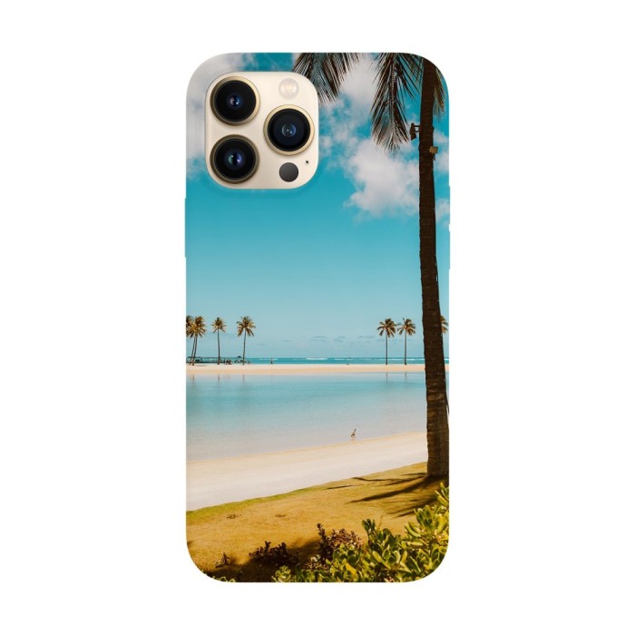 Husa compatibila cu Apple iPhone 14 model Tropical Island, Silicon, TPU, Viceversa