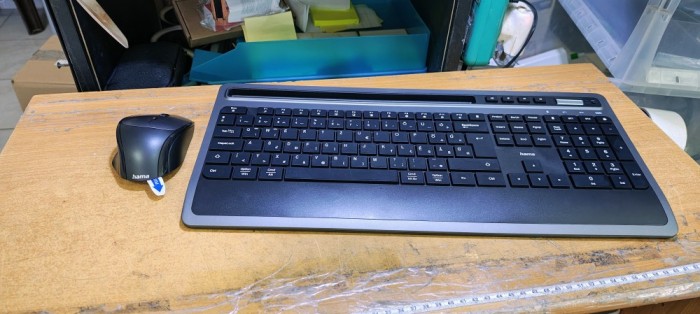 Tastatura &amp; Mouse PC Hama KMW-600 PLUS Ungureasca Bluetooth &amp; Wireless noua
