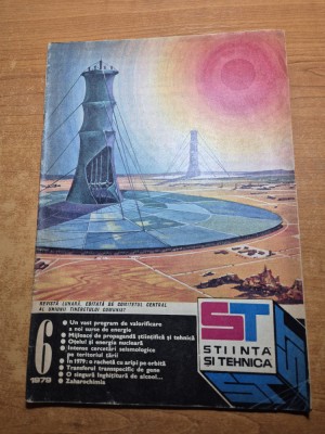 stiinta si tehnica iunie 1979-ceausescu vizita la peris,autobasculanta dac 100 foto