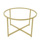 Cadru Metalic Rotund, Masuta Cafea, Gold, PM3G