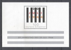 Germany Bundes 1994 Assas. Attempt on Hitler perf. sheet Mi.B29 MNH DA.194