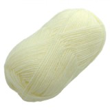 Fir Tricotat Acrilic, Crem, Lungime 215 m, Capacitate 100 g, Oem