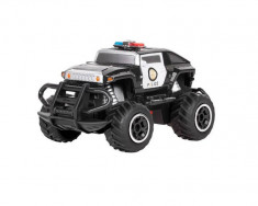 Masina Mini RC Quer Police 1:43 Negru foto