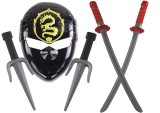 Set razboinic Ninja cu 2 sabii si 2 pumnale pentru copii, Lean 17870