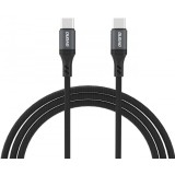 Cablu Date si Incarcare USB-C - USB-C Dudao L3CC, 60W, 1.2m, Negru