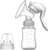 Pompa de San Manuala Multifunctionala, Portabila, cu Tetina pentru Biberon, Anti-Scurgere, Anti-Reflux, 18.5x6 cm, 150 mL