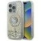 Husa pentru iPhone 16 Pro - Hello Kitty Hardcase Liquid Glitter Fever MagSafe (HKHMP16LLGDIH) - White/Gold