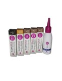 Cumpara ieftin Pachet Profesional Vopsea Gene si Sprancene Berrywell: Negru, Maro Deschis, Maro Natural + Oxidant