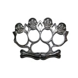 Cumpara ieftin Box Rozeta Craniu Argintiu Otel Autoaparare 12cm ideallstore