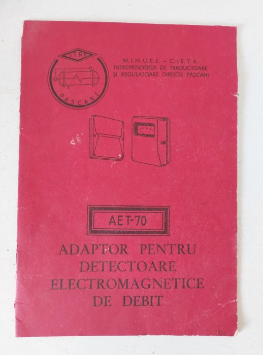 Adaptor pentru Detectoare Electromagnetice de Debit, AET-70, ITRO Pascani