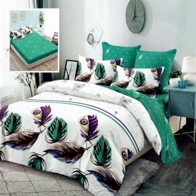 LENJERIE FINET 6 PIESE CU HUSĂ &amp;ndash; 160&amp;times;200 ȘI 180&amp;times;200 (HF6P129) - 180x200 foto