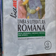 LIMBA SI LITERATURA ROMANA CLASA A IX A ANGELESCU NCOLAE IONESCU ALL 2000