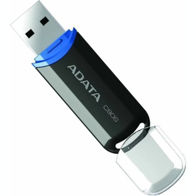 Memorie USB 2.0 ADATA 32 GB cu capac carcasa plastic negru AC906-32G-RBK foto