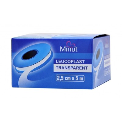 LEUCOPLAST MINUT TRANSP 2,5*5 foto