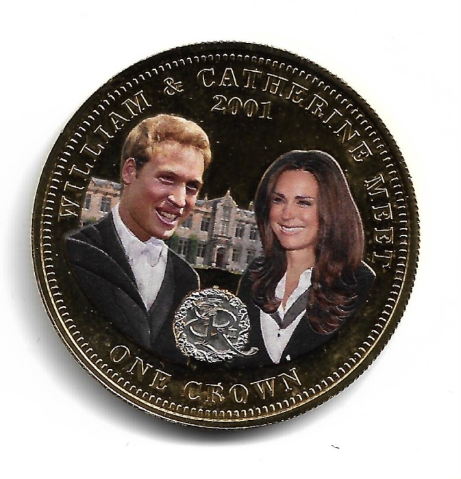 TDC - 2011 WILLIAM &amp; CATHERINE 6 - Moneda Comemorativa