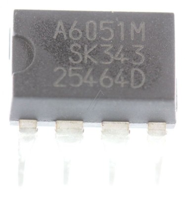 A6051M CI PWM CONTROLLER, DIP-8 STR-A6051M SANKEN foto