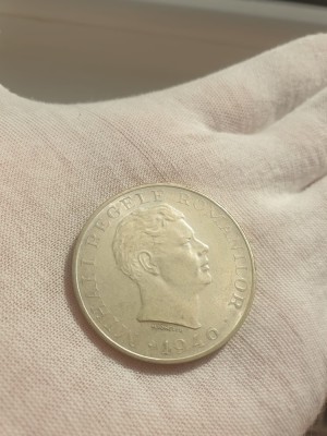 100000 lei 1946 UNC argint foto