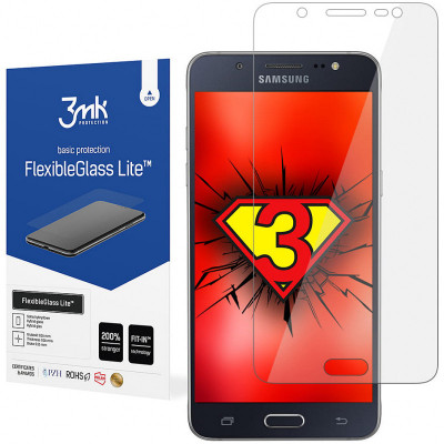 Folie Protectie Ecran 3MK FlexibleGlass Lite pentru Samsung Galaxy J5 (2016) J510, Sticla Flexibila, 0.16mm foto