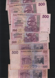Zimbabwe 500 dollars dollari 2007 F-VF-XF
