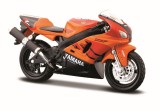 MAISTO MOTOCICLETA METALICA CU STAND EDITIE SPECIALA YAMAHA YZF R7 SCARA 1 LA 18 SuperHeroes ToysZone