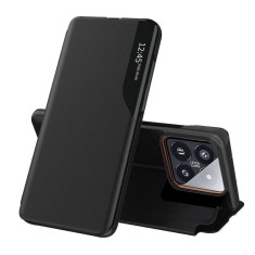 Husa Xiaomi 14 Pro Eco Leather View flip tip carte, negru