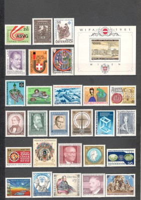 Austria.1981 An complet 31 serii MA.935 foto