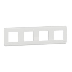 Rama Ornament 4P Schneider Unica Pro alb NU400818