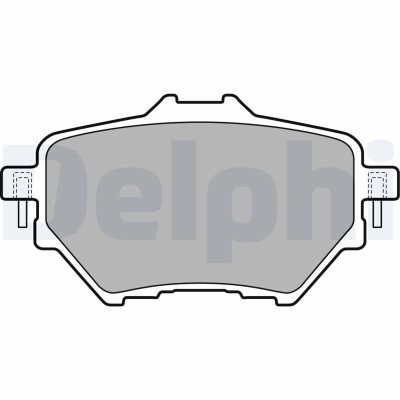 DELPHI LP2505 set placute frana,frana disc foto