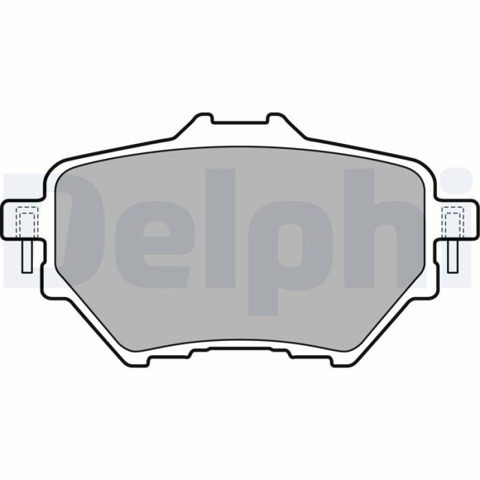 DELPHI LP2505 set placute frana,frana disc