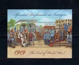 ROMANIA 2019 - 1919, SFARSITUL RAZBOIULUI DE INTREGIRE, COLITA, MNH - LP 2246, Nestampilat