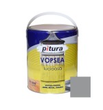 Vopsea alchidica pentru lemn / metal, lucioasa, Pitura, interior / exterior, gri metal, 4 L