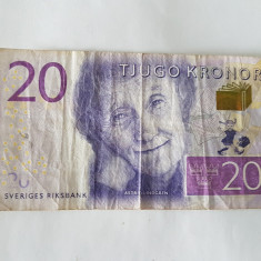 Suedia 20 Kronor 2016