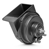 Claxon Auto SEGER 24V, Tip Melc, Ton Jos, Design Light, Negru/Rosu, 105-118dB